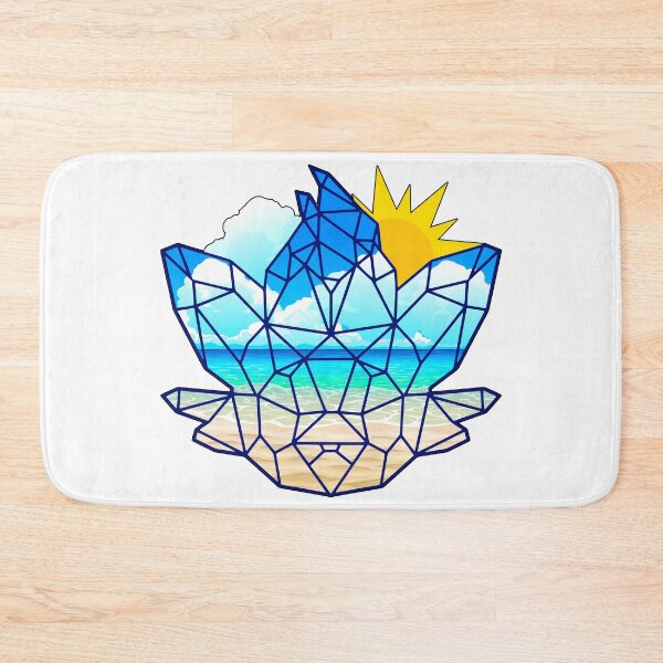Item preview, Rascal Polygon Head Summervibes Summer Sun Palm Trees designed and sold by RascalMedia.