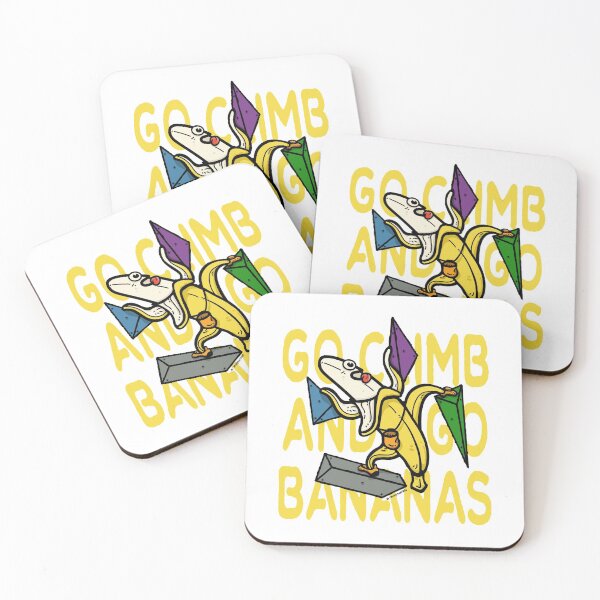 Item preview, Go Climb and Go Bananas | Rock Climbing | Bouldering  designed and sold by Designwith8.