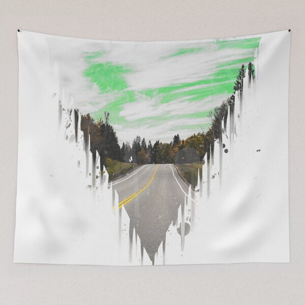 Item preview, Abstract Country Road Prairie Sky Cutout V designed and sold by Tritonn204.
