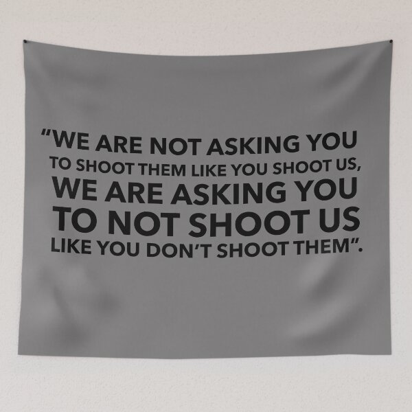 Item preview, DON'T SHOOT US LIKE YOU DON'T SHOOT THEM! designed and sold by sourceoflife.