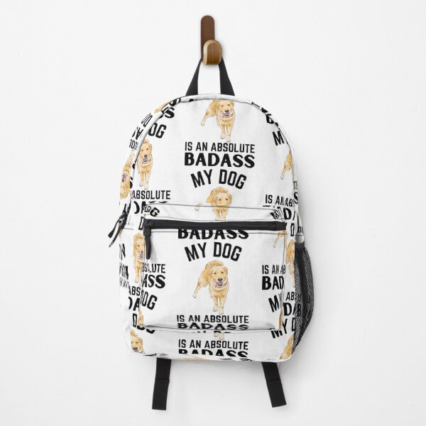 Item preview, Badass golden retriever funny quote cartoon golden retriever designed and sold by OneTimeEngineer.