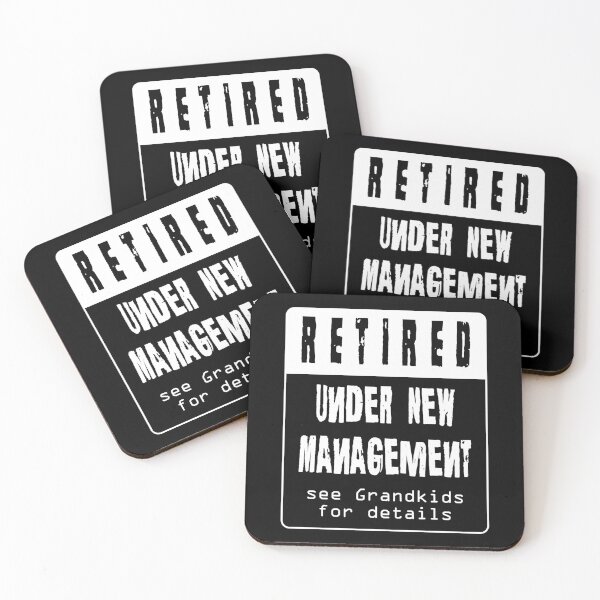 Item preview, Retired Under New Management  designed and sold by PEHardy-Designs.