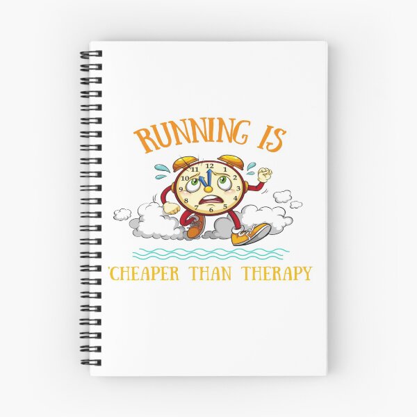 Item preview, Running Is Cheaper Than Therapy Stickers designed and sold by Nedskr.
