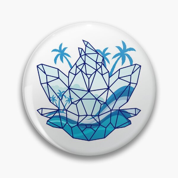 Item preview, Rascal Polygon Head Summervibes Summer Sun Palm Beach Sea designed and sold by RascalMedia.