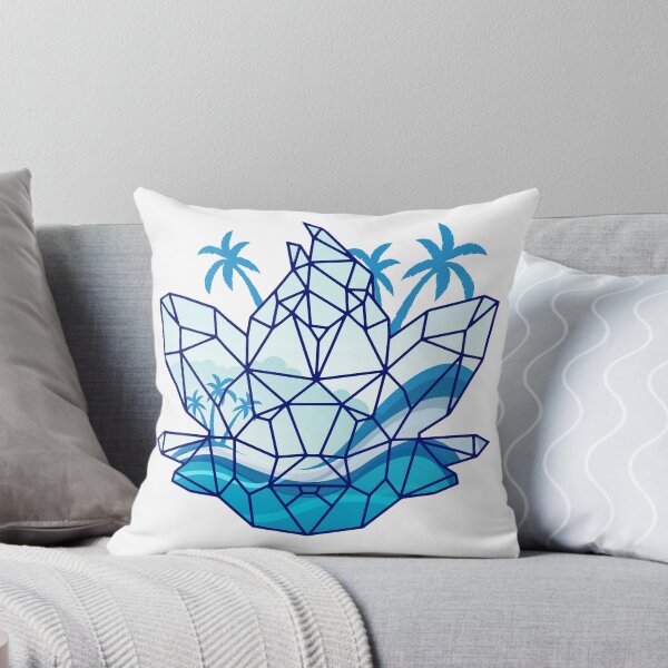 Item preview, Rascal Polygon Head Summervibes Summer Sun Palm Beach Sea designed and sold by RascalMedia.