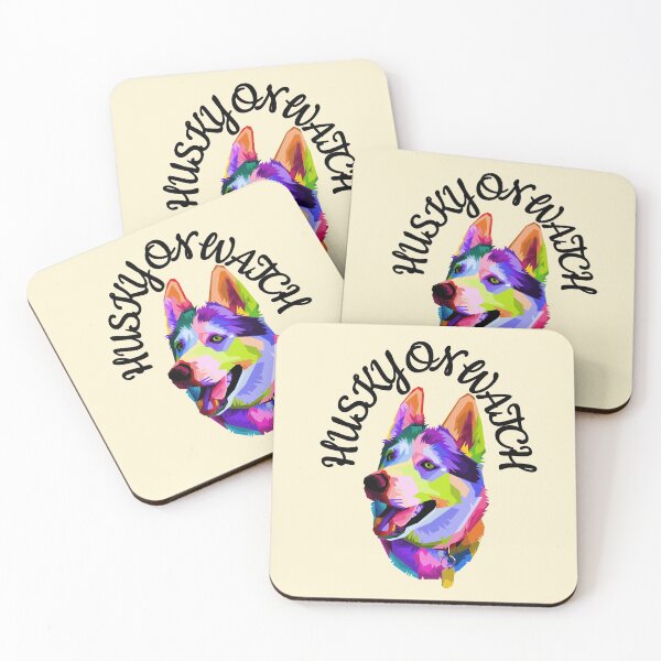 Item preview, Husky On Watch - Rainbows and Cream designed and sold by NoMatterLab.