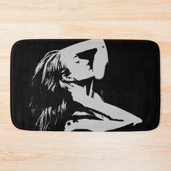 Item preview, Woman Touching Hair & Neck White on Black designed and sold by shahramroj.