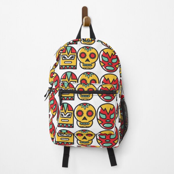 Item preview, Colorful Lucha Libre, Skull Head Design designed and sold by being trendy.