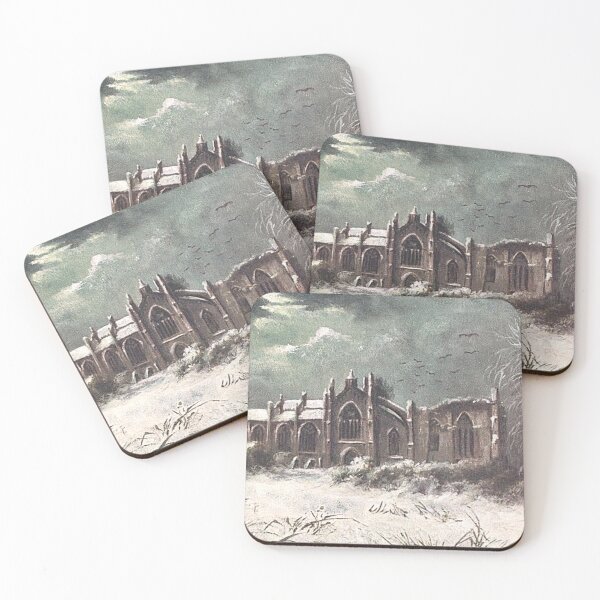 Item preview, Melrose Abbey in Snow, Scottish Borders designed and sold by yourscotborders.