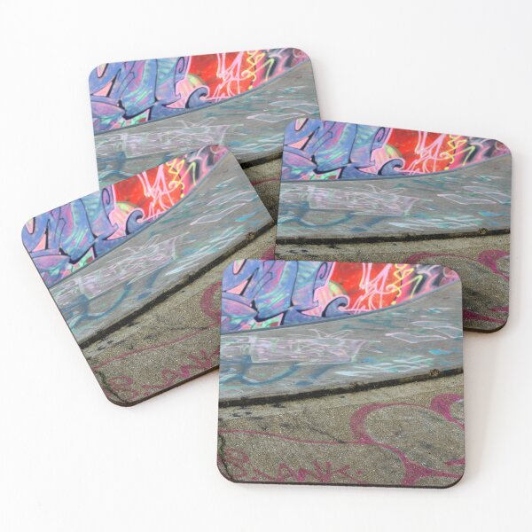 Item preview, Skatepark graffiti curves designed and sold by chihuahuashower.
