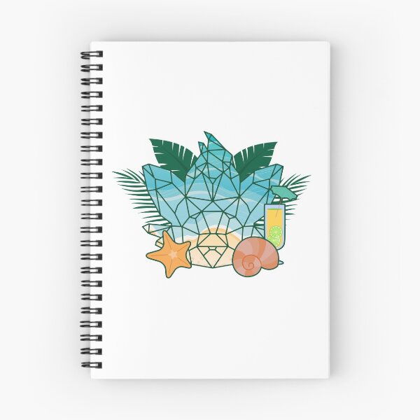 Item preview, Rascal Polygon Head Summervibes Summer Sun Beach Shell Fern designed and sold by RascalMedia.