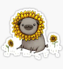 Mopsblume Sticker