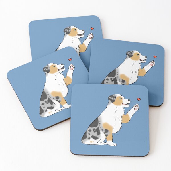 Item preview, Australian Shepherd, Aussie puppy, Aussie love, Australian Shepherd lover, Cute Aussie puppy with heart designed and sold by Furkid Studio.