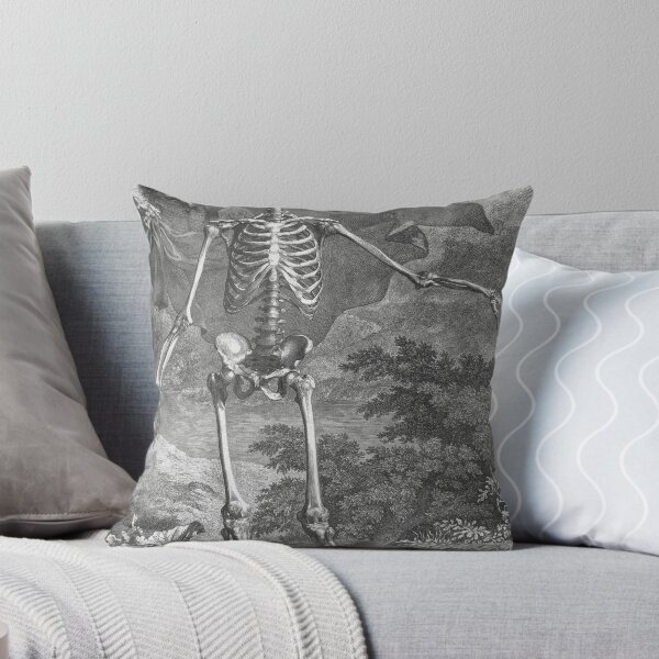 Item preview, Skeleton with Guardian Angel, a Historical Anatomy Drawing designed and sold by ScienceSource.