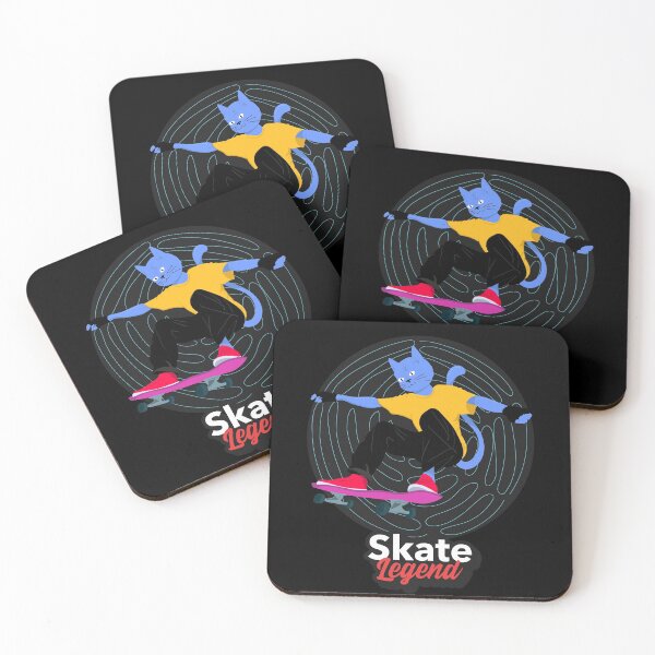 Item preview, Skate Legend - Cat Skater designed and sold by ManiaTeec.