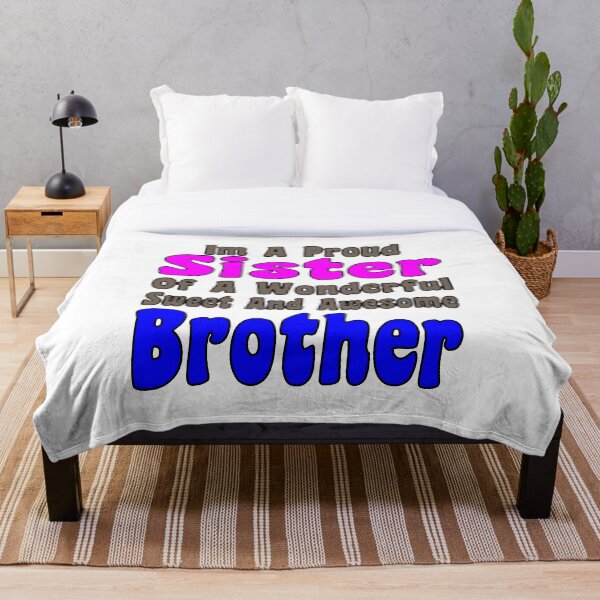 Item preview, I'M A Proud Brother Of Wonderful Sweet Awesome Sisters sticker designed and sold by barssimbarek.