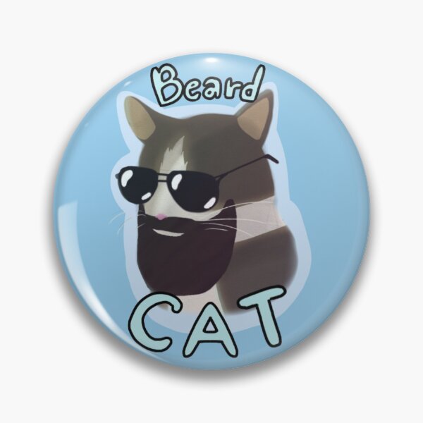 Item preview, Beard Cat (Blue) designed and sold by Bayleethebean.