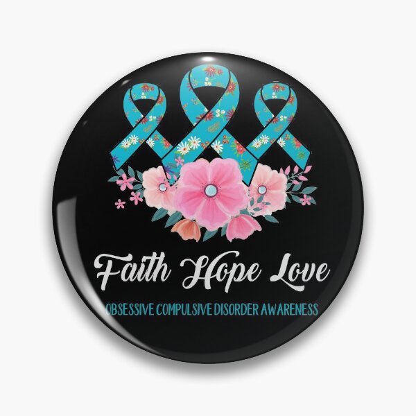 Item preview, Faith Hope Love Obsessive Compulsive Disorder Awareness designed and sold by frechettee.