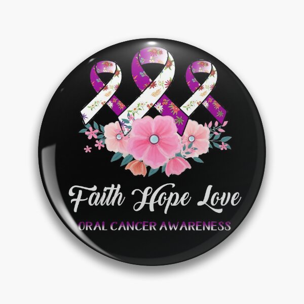 Item preview, Faith Hope Love Oral Cancer Awareness designed and sold by frechettee.