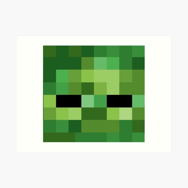 "Minecraft Zombie" Art Print for Sale by Mcnuggetson Redbubble
