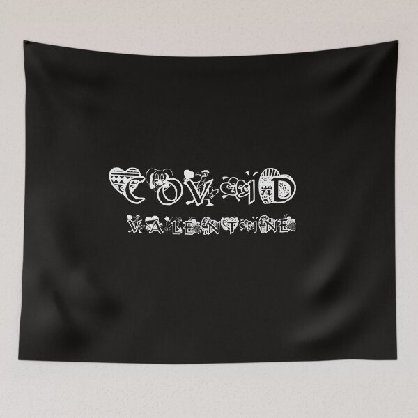 Item preview, Covid Valentine Black designed and sold by DamaliePierre.
