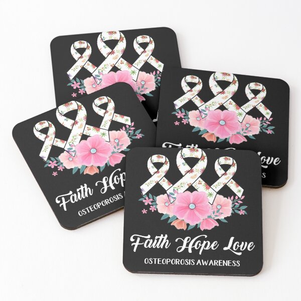 Item preview, Faith Hope Love Osteoporosis Awareness designed and sold by frechettee.