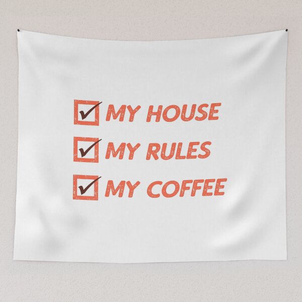 Item preview, Knives detective movie: My House My Rules My Coffee designed and sold by Between Clouds.