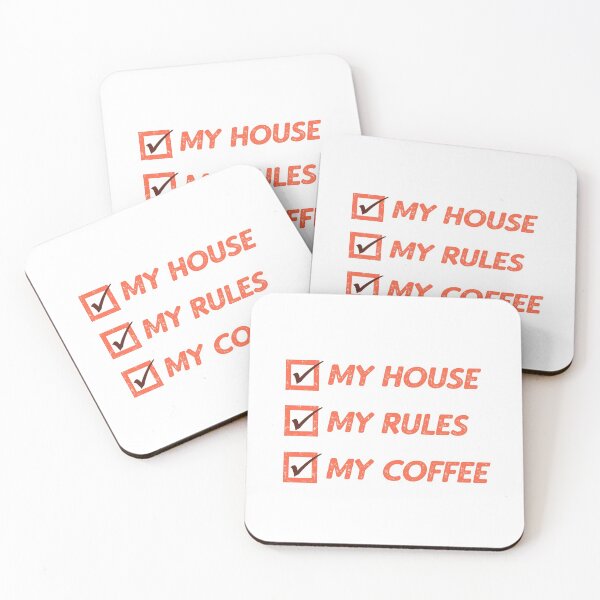 Item preview, Knives detective movie: My House My Rules My Coffee designed and sold by Between Clouds.