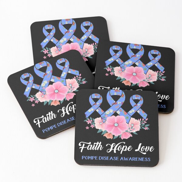 Aperçu de l'œuvre Faith Hope Love Sensibilisation à la maladie de Pompe créée et vendue par frechettee.