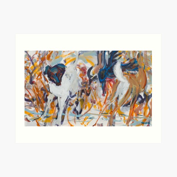 Kate and Deer Art Print