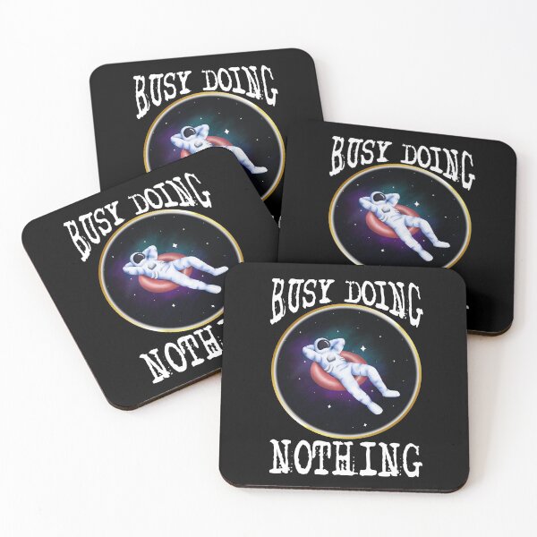Item preview, Busy Doing Nothing - Astronaut Floating in Space designed and sold by BleuSky.