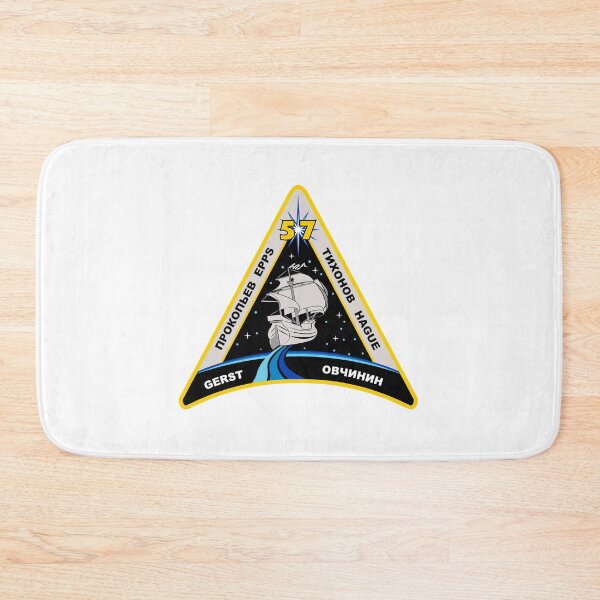 Item preview, ISS Expedition 57 Original Crew Logo designed and sold by Nikki SpaceStuffPlus.