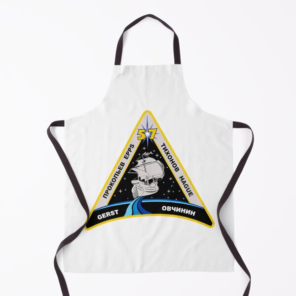 Item preview, ISS Expedition 57 Original Crew Logo designed and sold by Nikki SpaceStuffPlus.