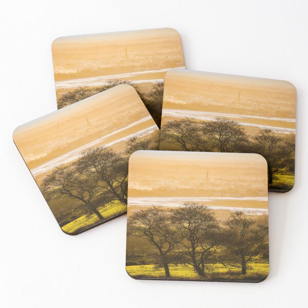 Item preview, Dundalk in mist, from Cooley Mountains, Ireland designed and sold by Marcin W Photography.