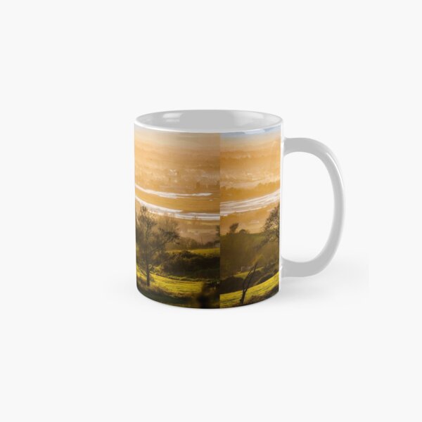 Item preview, Dundalk in mist, from Cooley Mountains, Ireland designed and sold by Marcin W Photography.