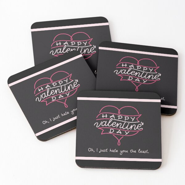 Item preview, Happy Valentine’s Day Oh, I Just Hate You  The Least designed and sold by Rpgpbp.