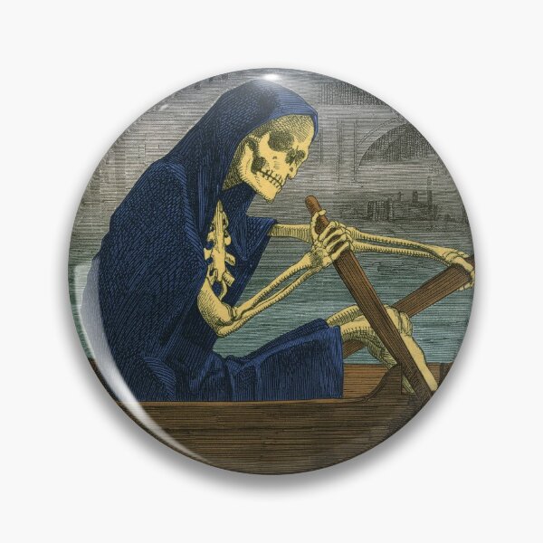 Item preview, A Skeleton Rowing a Boat on the River Thames, London, England. Rats designed and sold by ScienceSource.