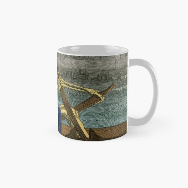 Item preview, A Skeleton Rowing a Boat on the River Thames, London, England. Rats designed and sold by ScienceSource.