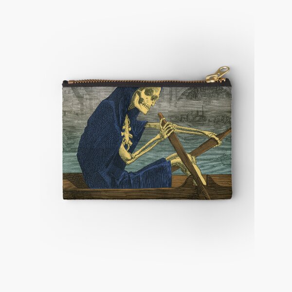 Item preview, A Skeleton Rowing a Boat on the River Thames, London, England. Rats designed and sold by ScienceSource.