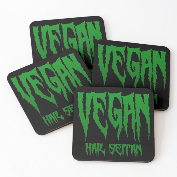Item preview, Vegan Hail Seitan Death Metal Style Design designed and sold by JBDeszigns.