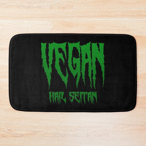 Item preview, Vegan Hail Seitan Death Metal Style Design designed and sold by JBDeszigns.