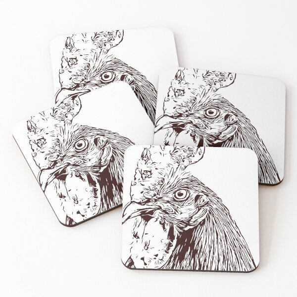 Item preview, rooster line art designed and sold by sarelitay.
