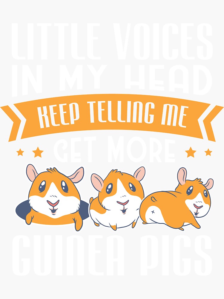 "Guinea Pigs Gifts for a Guinea Pig Fan" Sticker for Sale by THaDesign