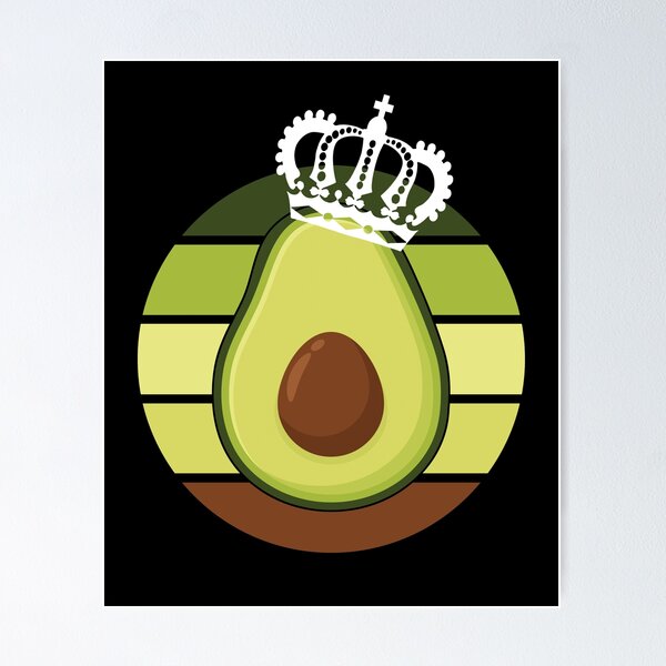 Item preview, Avocado Queen - Avocado Lover Crown designed and sold by TeesForNerds.