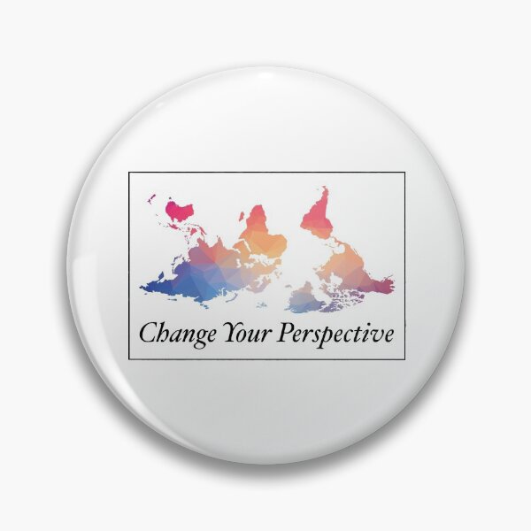 Item preview, Upside-down World Map Change Your Perspective designed and sold by BrittSombroek.