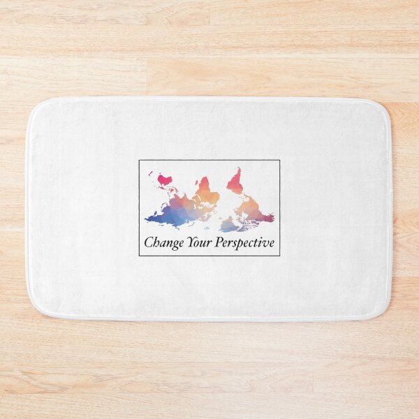 Item preview, Upside-down World Map Change Your Perspective designed and sold by BrittSombroek.