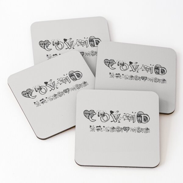 Item preview, Covid Valentine Gray designed and sold by DamaliePierre.