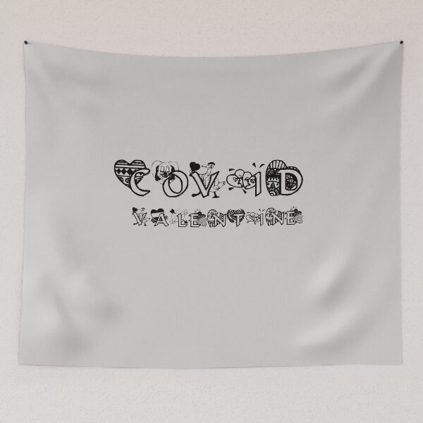 Item preview, Covid Valentine Gray designed and sold by DamaliePierre.
