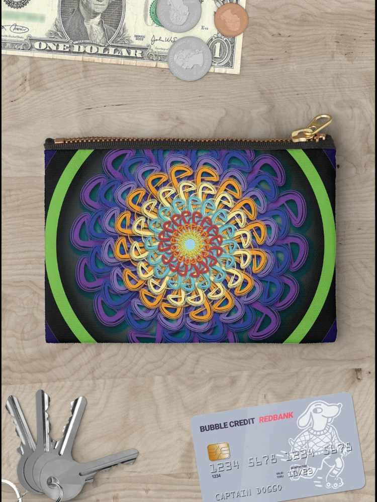 Thumbnail 3 of 4, Zipper Pouch, Infinite Path Mandala designed and sold by InfinitePathArt.