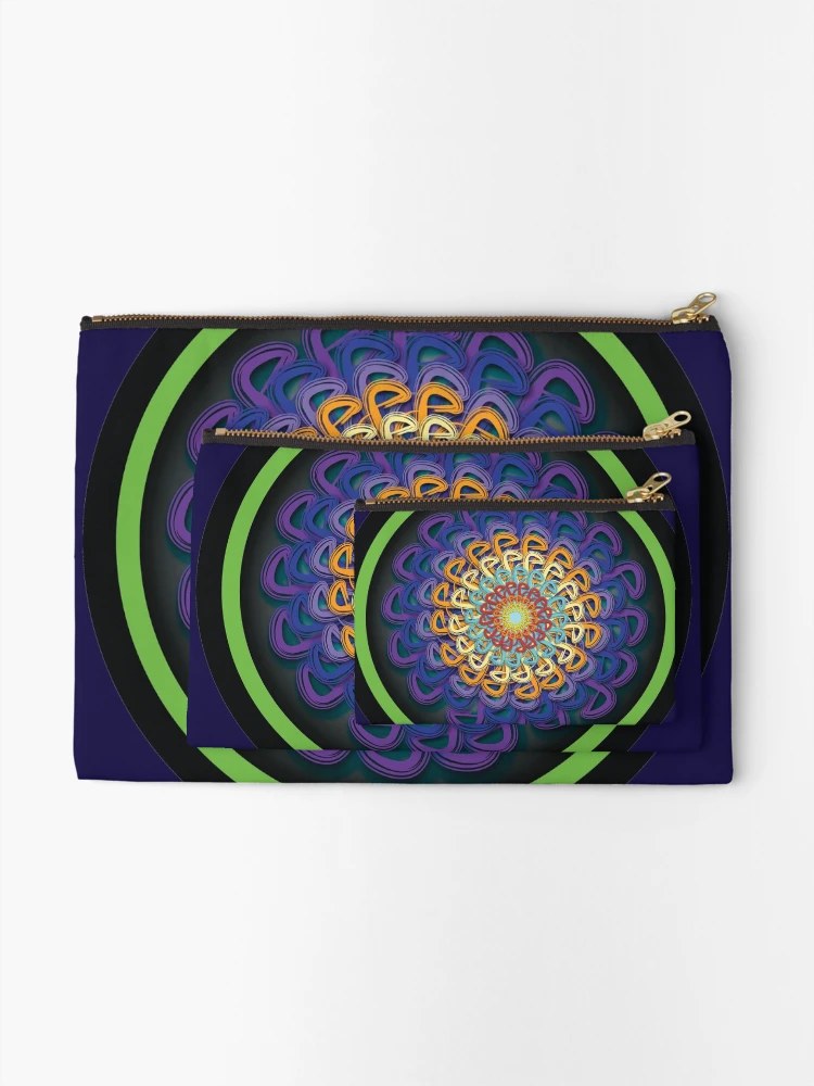 Thumbnail 2 of 4, Zipper Pouch, Infinite Path Mandala designed and sold by InfinitePathArt.
